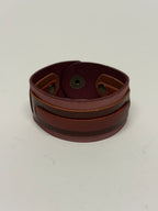 Courage Bracelet. Malva y marrón
