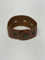 Kindness Bracelet. Marrón, verde y dorado