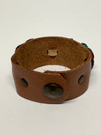 Jolliness Bracelet. Camel y turquesa