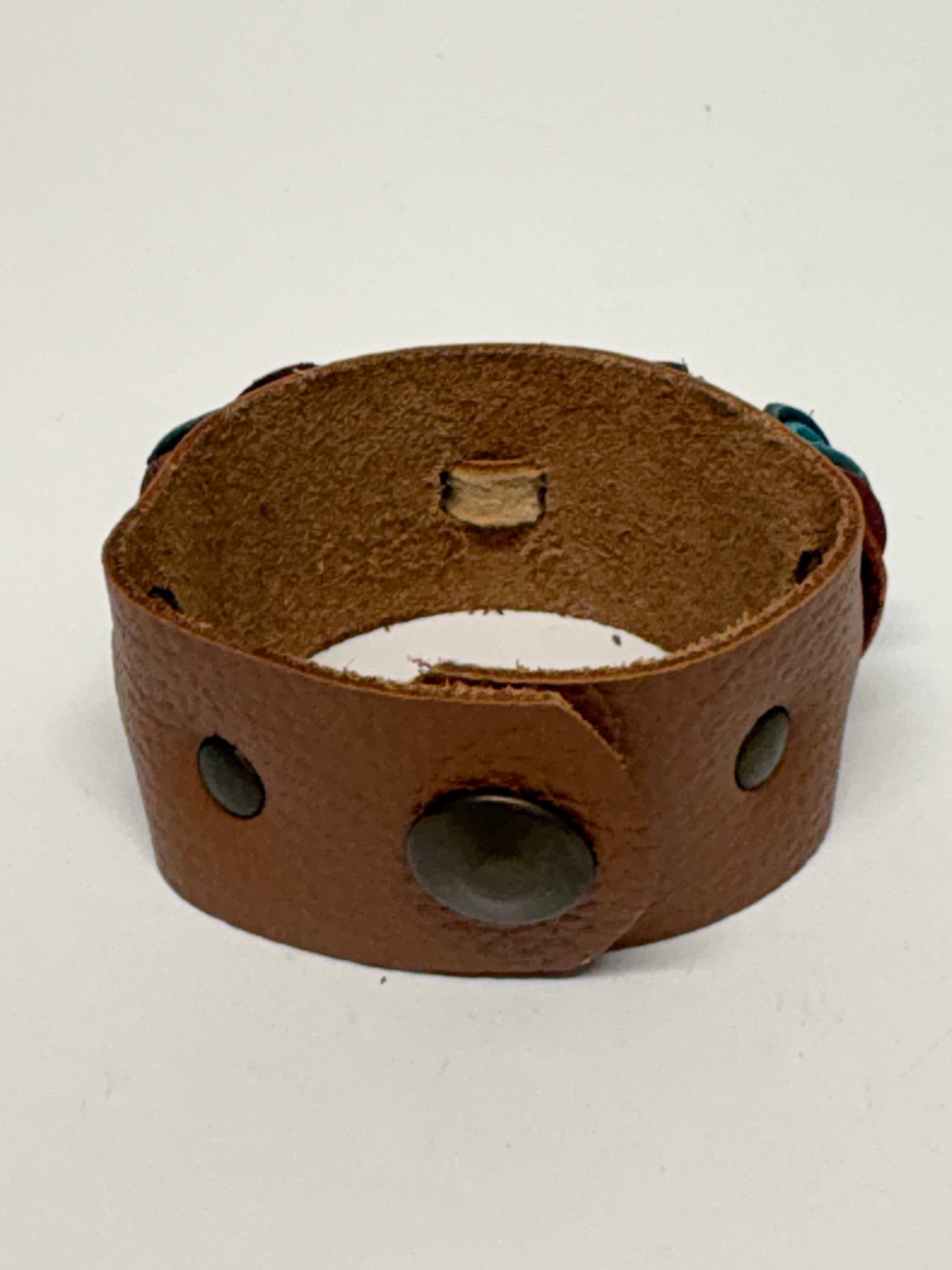 Jolliness Bracelet. Camel y turquesa