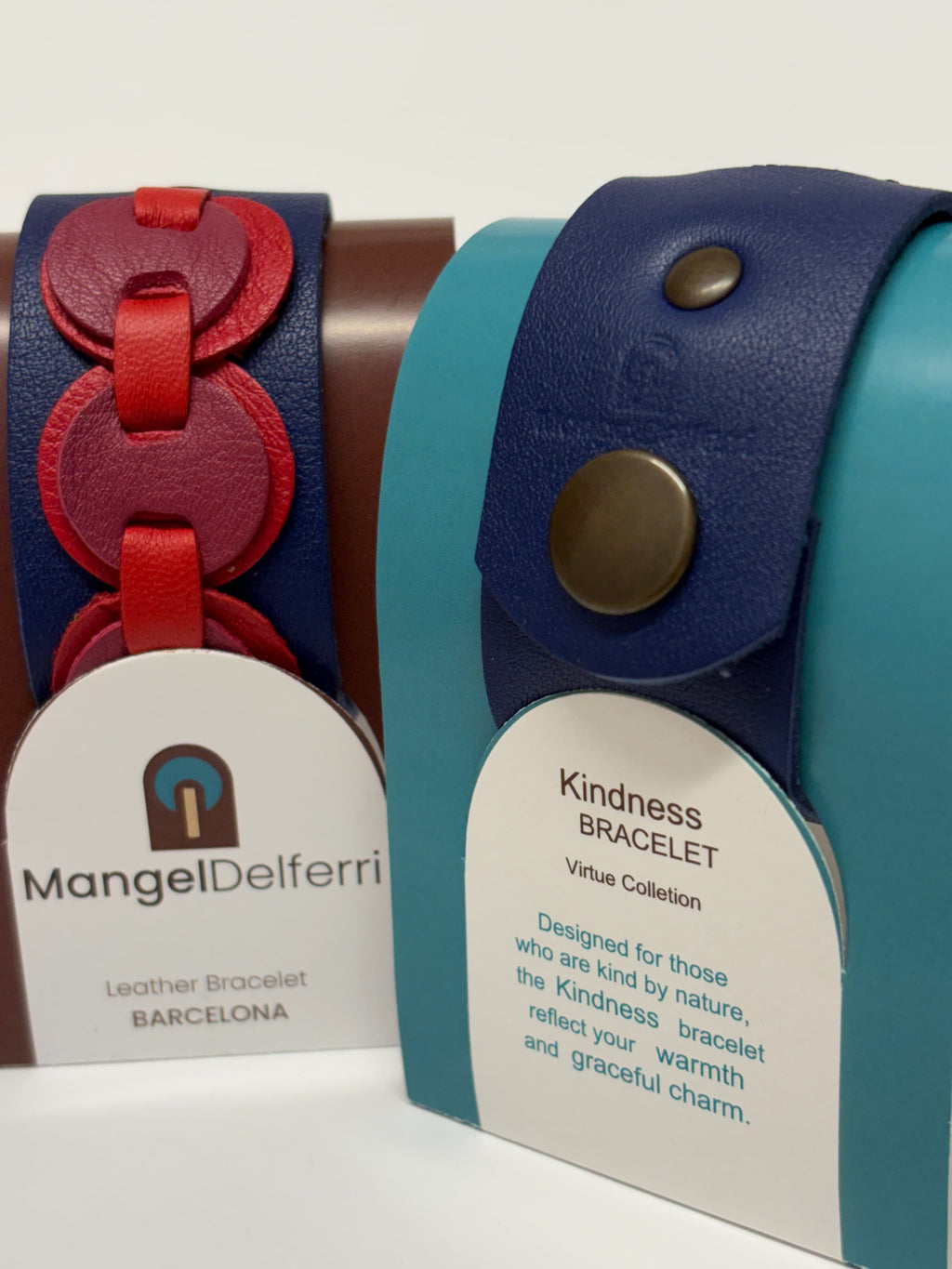 Kindness Bracelet. Azul y rojo