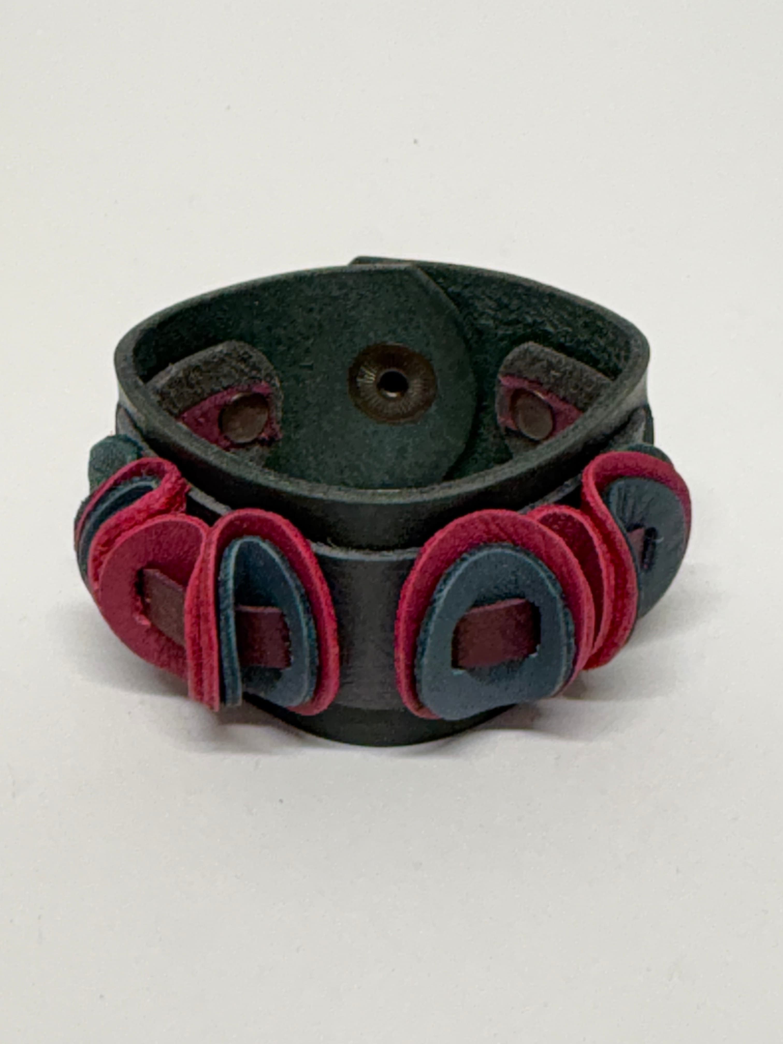 Jolliness Bracelet. Gris y rosa